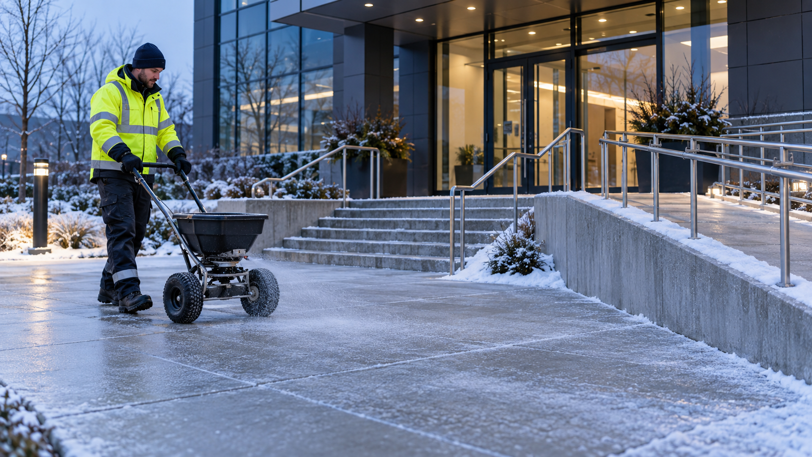 Share original winter-property, equipment and contractor-business expertise with BrineSalters readers.